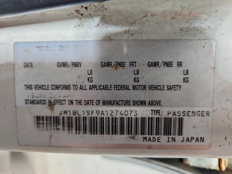 50606056 :رقم المزاد ، JM1BL1SF9A1274073 vin ، 2010 Mazda 3 مزاد بيع
