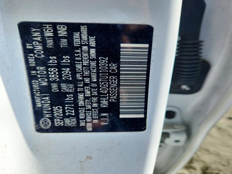 Продаж на аукціоні авто 2026 Hyundai Elantra, vin: KMHLL4DG5TU110392, номер лоту: 49014966