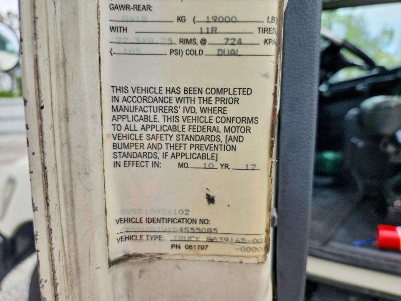 Auction sale of the 2013 Hino 258/268, vin: 5PVNJ8JVXD4S55085, lot number: 48170766