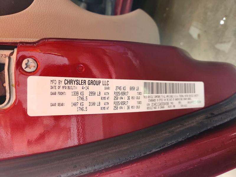 Продажа на аукционе авто 2014 Chrysler Town & Country, vin: 2C4RC1CG0ER364588, номер лота: 51444736