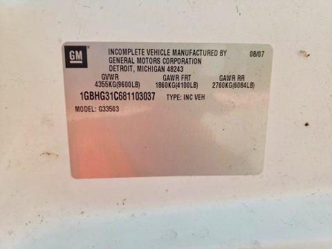 Продажа на аукционе авто 2008 Chevrolet Express, vin: 1GBHG31C681103037, номер лота: 71513285