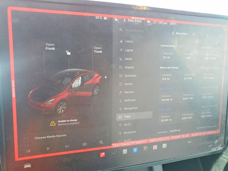 Продаж на аукціоні авто 2023 Tesla Model Y, vin: 7SAYGAEE1PF895117, номер лоту: 47912426