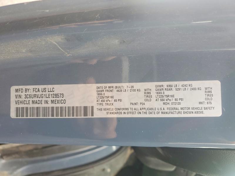 Продажа на аукционе авто 2020 Ram Promaster 3500, vin: 3C6URVJG1LE128573, номер лота: 48238376