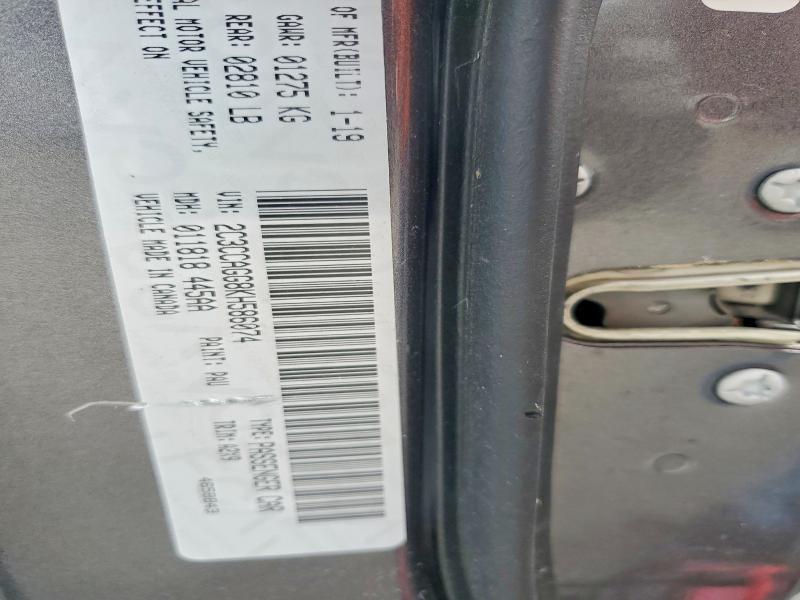 Aukcja sprzedaży 2019 Chrysler 300, vin: 2C3CCAGG8KH586074, numer aukcji: 51403276