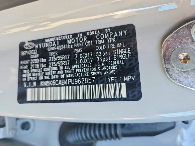 Продаж на аукціоні авто 2023 Hyundai Kona, vin: KM8K6CAB4PU962857, номер лоту: 49464656