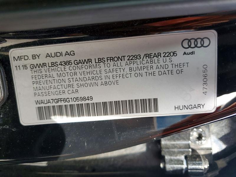 Продажа на аукционе авто 2016 Audi A3, vin: WAUA7GFF6G1059849, номер лота: 48345486
