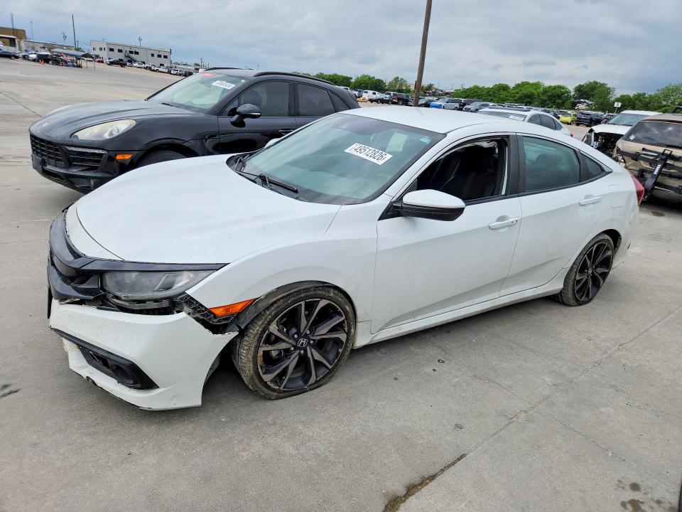 49512826 :رقم المزاد ، 2HGFC2F88LH536013 vin ، 2020 Honda Civic مزاد بيع