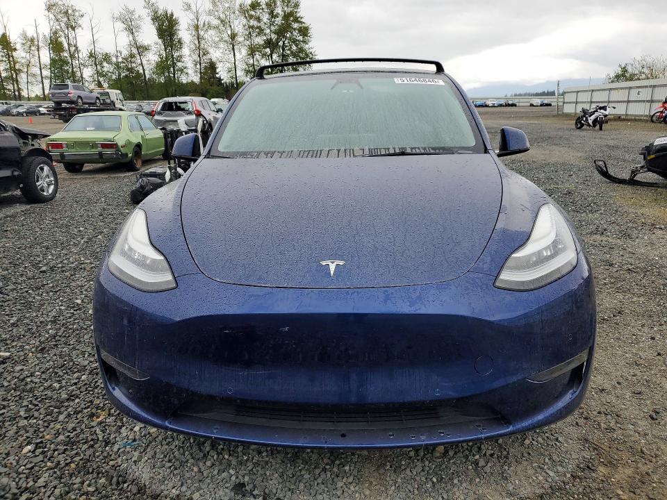 Продаж на аукціоні авто 2021 Tesla Model Y, vin: 5YJYGAEEXMF214039, номер лоту: 51646846