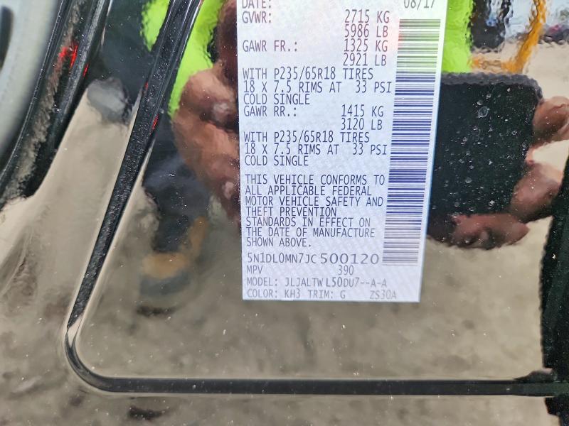 Продажа на аукционе авто 2018 Infiniti Qx60, vin: 5N1DL0MN7JC500120, номер лота: 51102636
