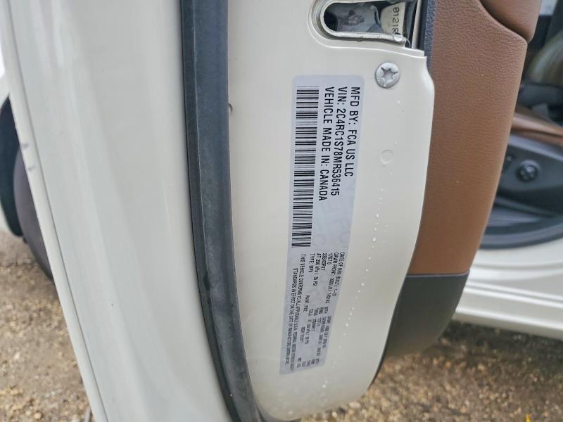 Aukcja sprzedaży 2021 Chrysler Pacifica, vin: 2C4RC1S78MR536415, numer aukcji: 49449396