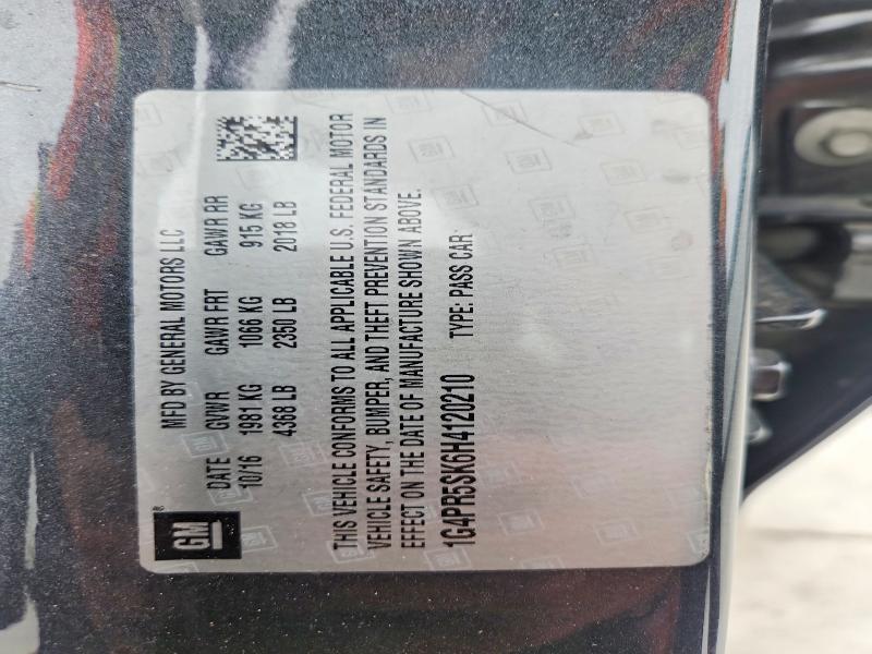 Aukcja sprzedaży 2017 Buick Verano, vin: 1G4PR5SK6H4120210, numer aukcji: 50551976