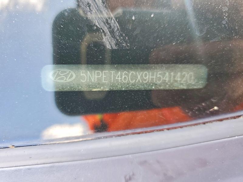 Продаж на аукціоні авто 2009 Hyundai Sonata, vin: 5NPET46CX9H541420, номер лоту: 48522866