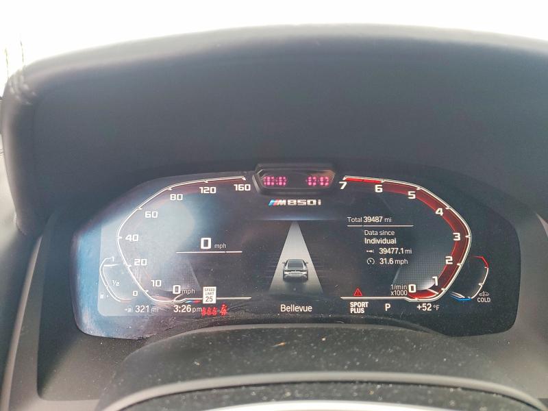 Aukcja sprzedaży 2022 Bmw M850xi, vin: WBAGV8C01NCJ92820, numer aukcji: 48071756