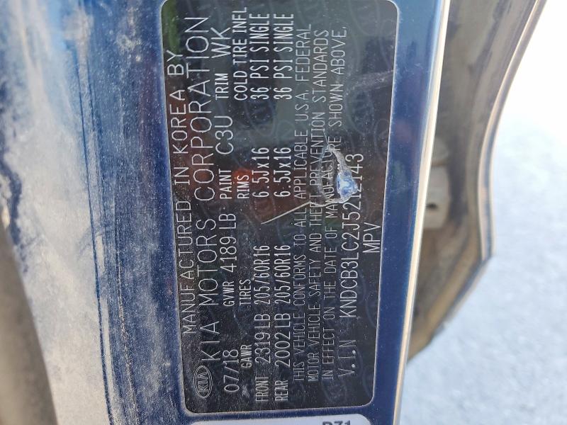 Aukcja sprzedaży 2018 Kia Niro, vin: KNDCB3LC2J5212143, numer aukcji: 49536356