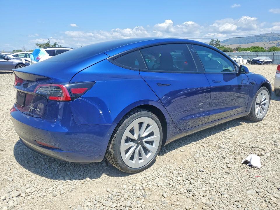 Aukcja sprzedaży 2022 Tesla Model 3, vin: 5YJ3E1EB2NF298705, numer aukcji: 51573406