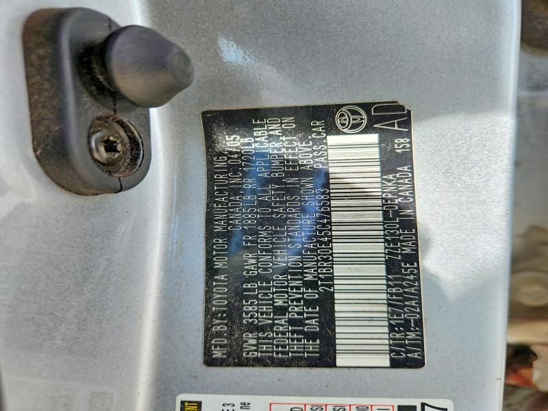 Aukcja sprzedaży 2005 Toyota Corolla, vin: 2T1BR30E45C476583, numer aukcji: 51863546