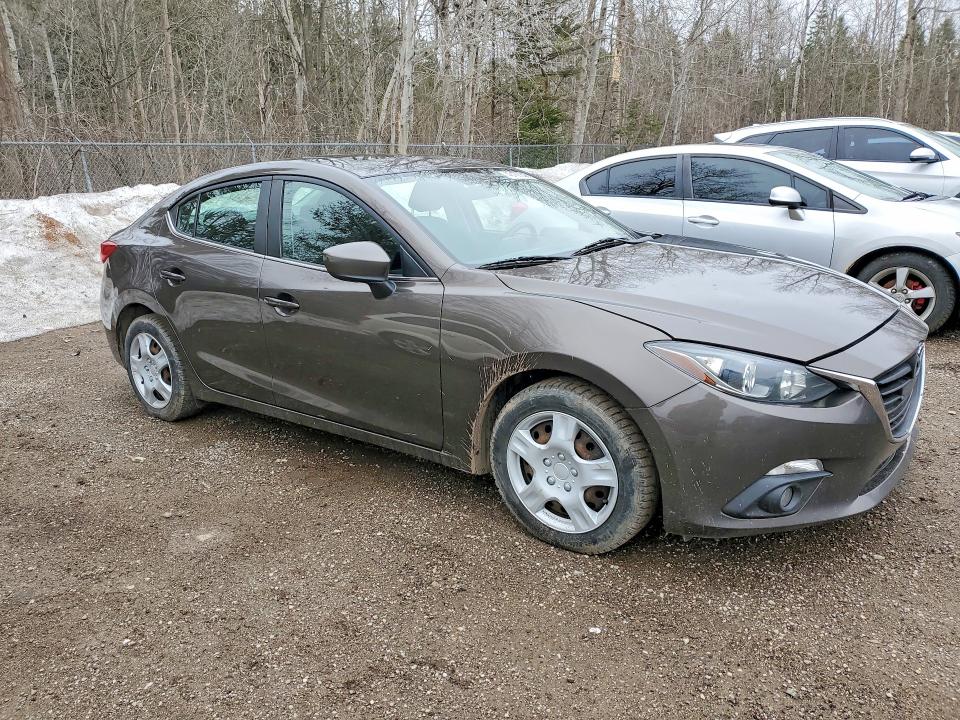 46167246 :رقم المزاد ، 3MZBM1V72FM143253 vin ، 2015 Mazda 3 مزاد بيع