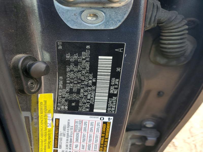 Aukcja sprzedaży 2010 Toyota 4runner, vin: JTEZU5JR6A5011882, numer aukcji: 50831966