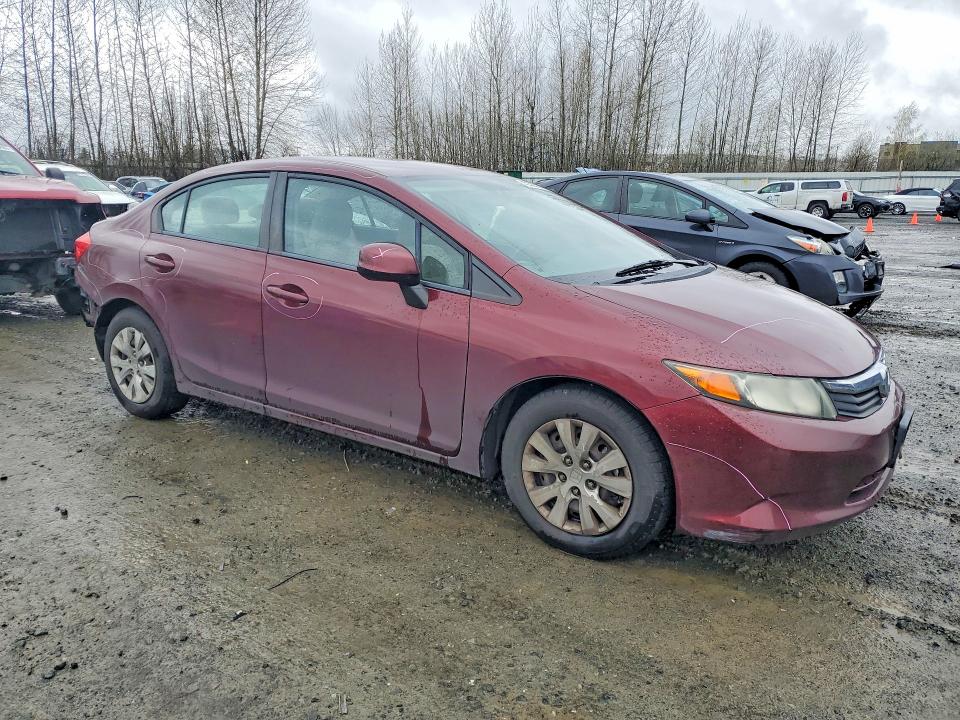 48525276 :رقم المزاد ، 2HGFB2F53CH538261 vin ، 2012 Honda Civic مزاد بيع