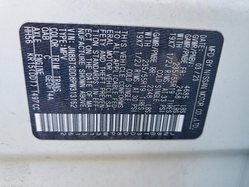 Продаж на аукціоні авто 2023 Nissan Rogue, vin: JN8BT3DD8PW313162, номер лоту: 47948036