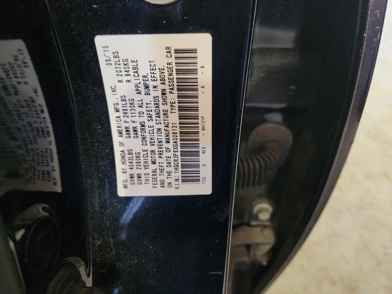 Продажа на аукционе авто 2016 Honda Accord, vin: 1HGCR3F9XGA006131, номер лота: 47572356