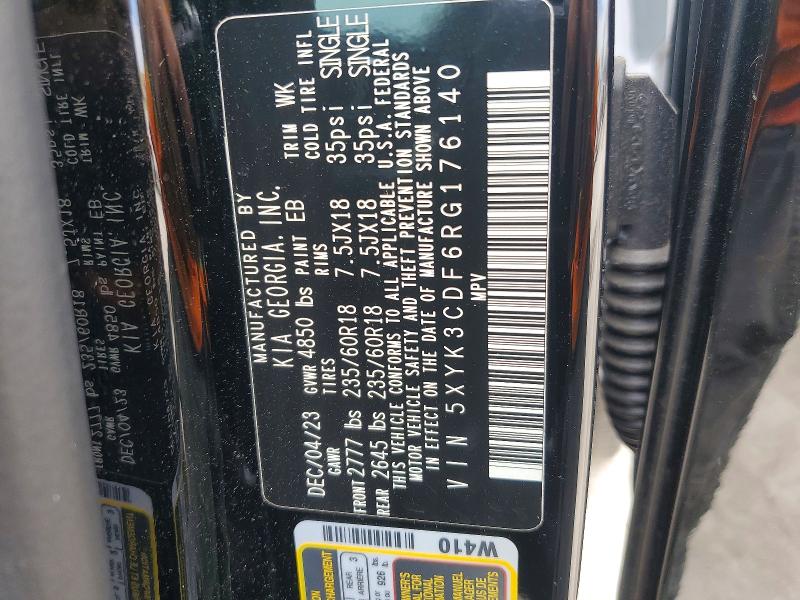 Продаж на аукціоні авто 2024 Kia Sportage, vin: 5XYK3CDF6RG176140, номер лоту: 48228566