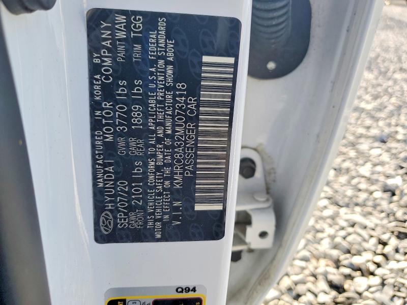 2021 Hyundai Venue მანქანა იყიდება აუქციონზე, vin: KMHRC8A32MU073418, აუქციონის ნომერი: 50336226
