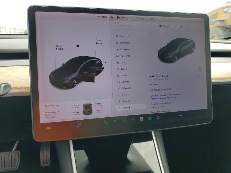 51376856 :رقم المزاد ، 5YJ3E1EA9JF012012 vin ، 2018 Tesla Model 3 مزاد بيع