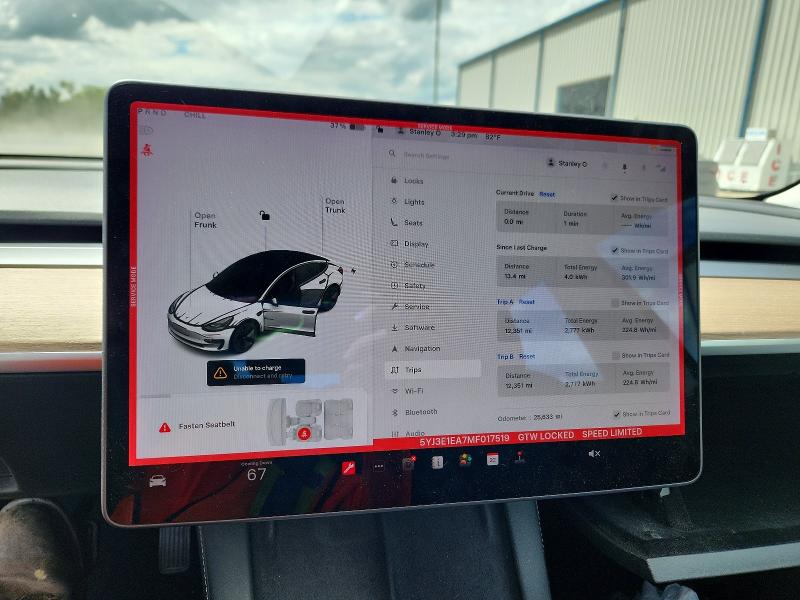 Продаж на аукціоні авто 2021 Tesla Model 3, vin: 5YJ3E1EA7MF017519, номер лоту: 50999576