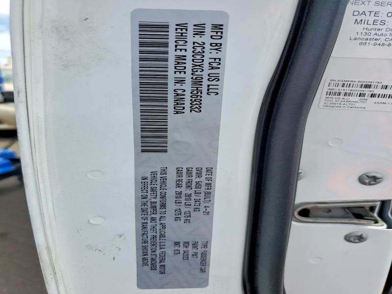 Продаж на аукціоні авто 2021 Dodge Charger, vin: 2C3CDXGJ9MH569332, номер лоту: 49779546