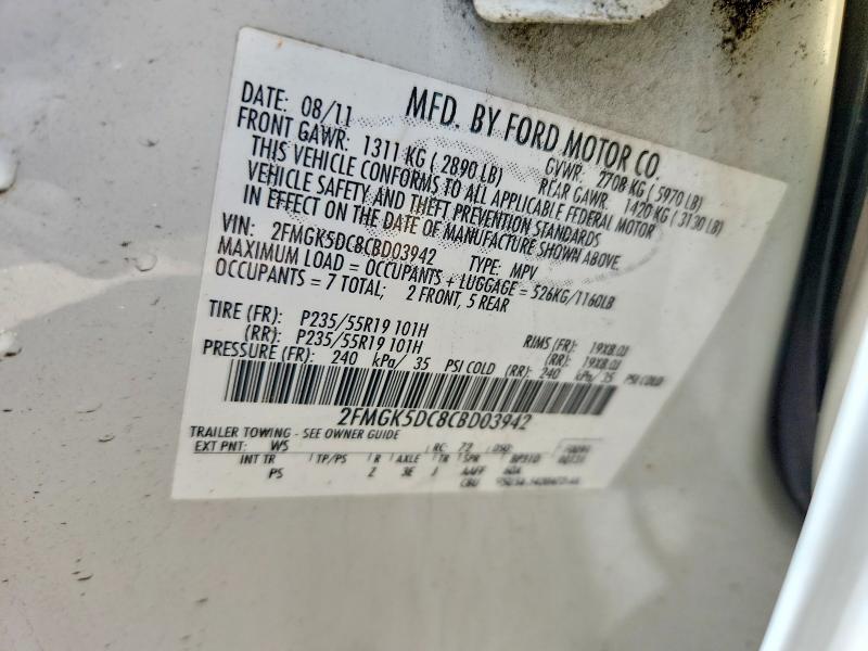 Продаж на аукціоні авто 2012 Ford Flex, vin: 2FMGK5DC8CBD03942, номер лоту: 49717906
