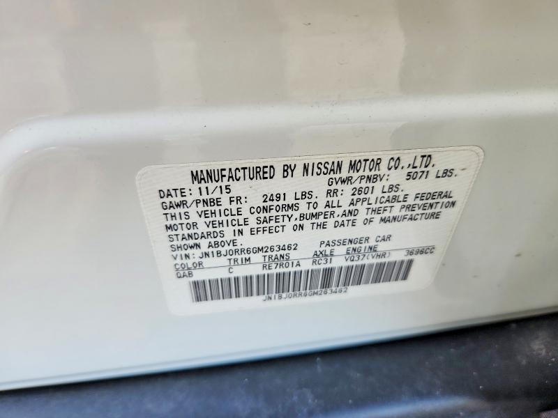 Aukcja sprzedaży 2016 Infiniti Qx50, vin: JN1BJ0RR6GM263462, numer aukcji: 48288996