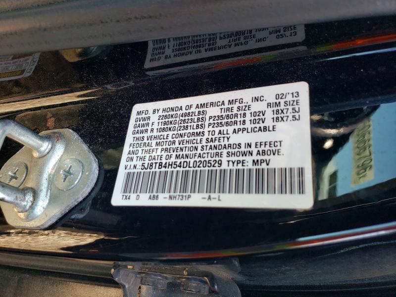 Aukcja sprzedaży 2013 Acura Rdx, vin: 5J8TB4H54DL020529, numer aukcji: 50666796