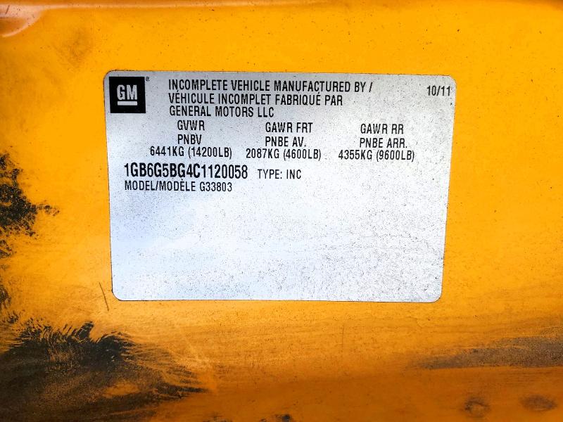 Aukcja sprzedaży 2012 Thomas Minotour G4500, vin: 1GB6G5BG4C1120058, numer aukcji: 79713925