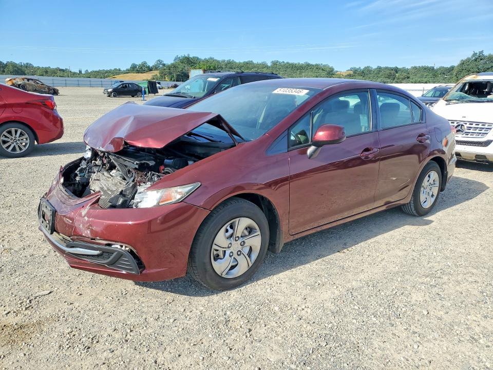 Продажа на аукционе авто 2013 Honda Civic, vin: 2HGFB2F57DH563875, номер лота: 51035346