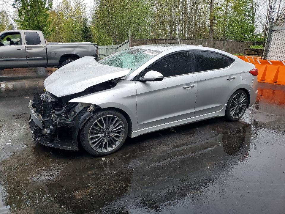 Auction sale of the 2018 Hyundai Elantra, vin: KMHD04LBXJU503644, lot number: 50084026