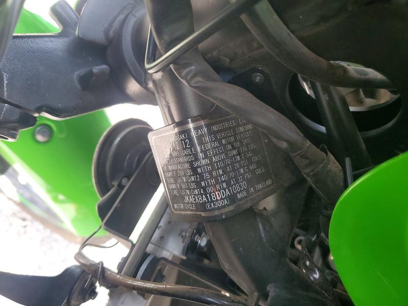 Продажа на аукционе авто 2013 Kawasaki Ex300, vin: JKAEX8A18DDA10830, номер лота: 51255336