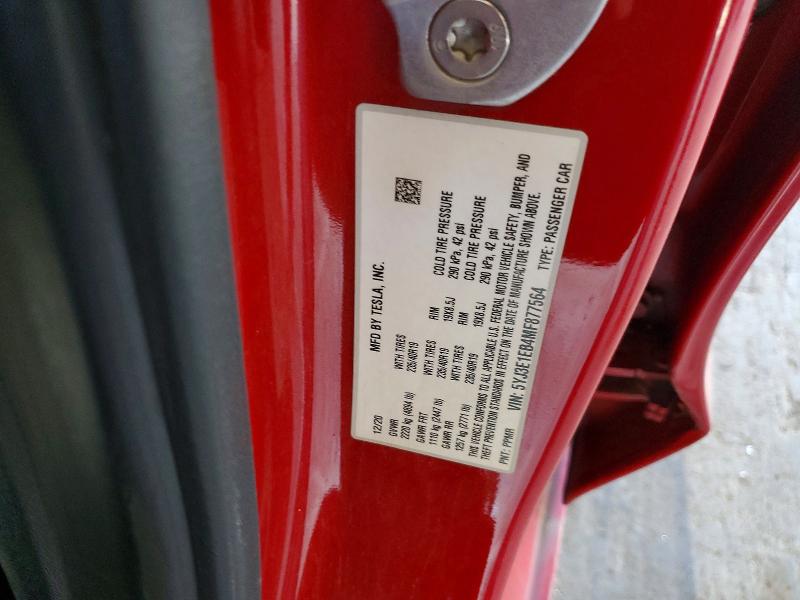 Aukcja sprzedaży 2021 Tesla Model 3, vin: 5YJ3E1EB4MF877564, numer aukcji: 49025666
