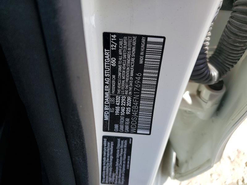 48288246 :رقم المزاد ، WDDSJ4EB4FN176946 vin ، 2015 Mercedes-benz Cla مزاد بيع