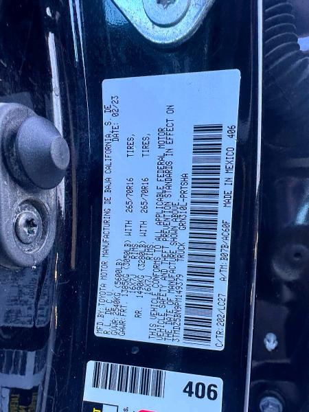 51062276 :رقم المزاد ، 3TMDZ5BN9PM149379 vin ، 2023 Toyota Tacoma مزاد بيع