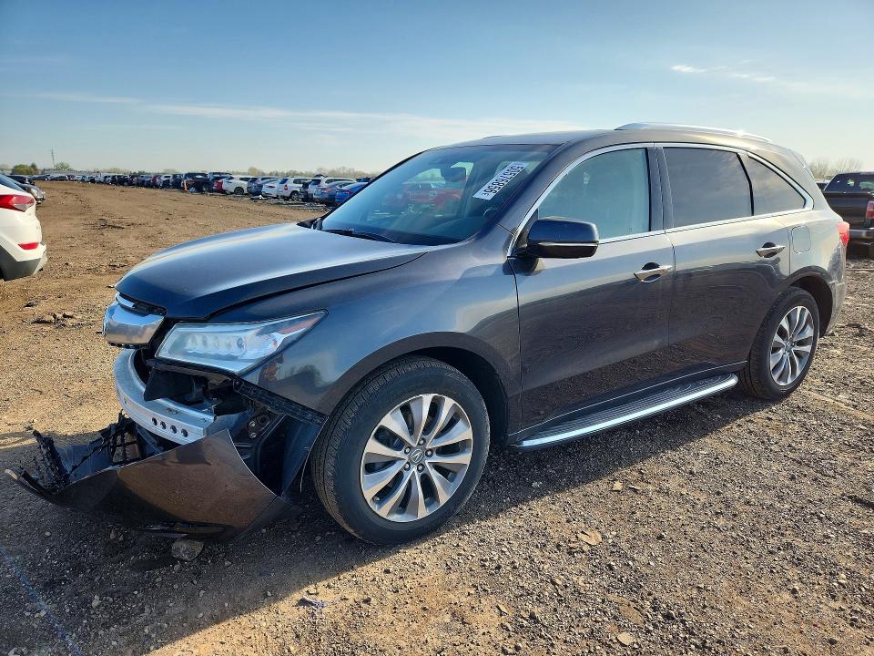 Продажа на аукционе авто 2014 Acura Mdx, vin: 5FRYD4H4XEB042382, номер лота: 50576856