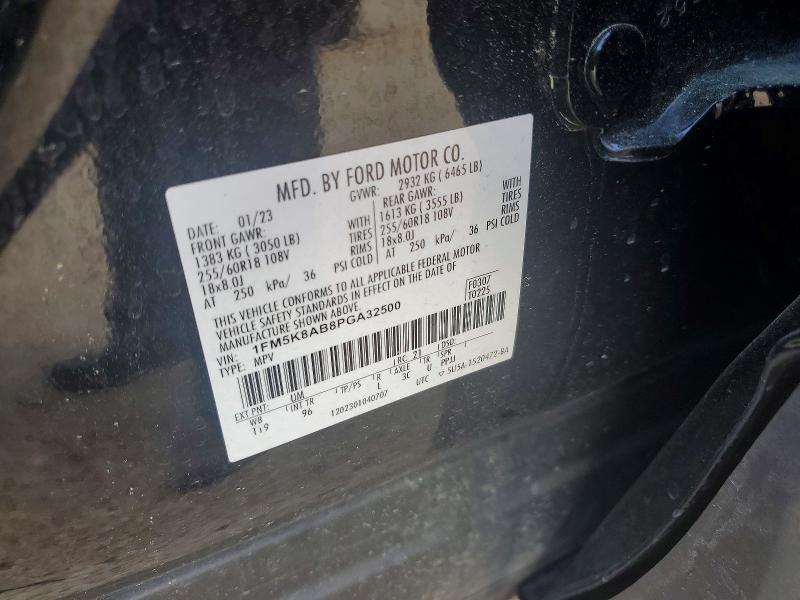 Aukcja sprzedaży 2023 Ford Explorer, vin: 1FM5K8AB8PGA32500, numer aukcji: 48488286