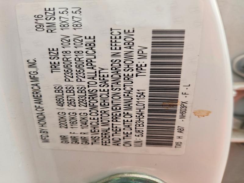 Продаж на аукціоні авто 2017 Acura Rdx, vin: 5J8TB3H54HL011541, номер лоту: 49659786