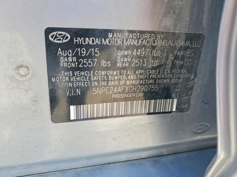 Продажа на аукционе авто 2016 Hyundai Sonata, vin: 5NPE24AFXGH290755, номер лота: 52145186
