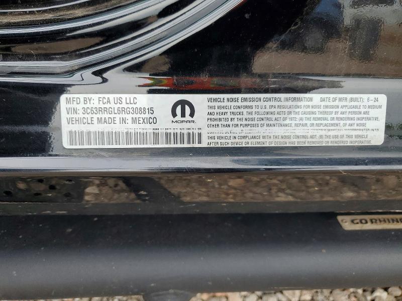 Продажа на аукционе авто 2024 Ram 3500, vin: 3C63RRGL6RG308815, номер лота: 49546236