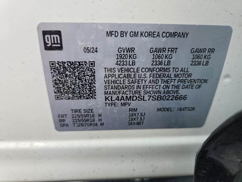 Aukcja sprzedaży 2025 Buick Encore Gx, vin: KL4AMDSL7SB022666, numer aukcji: 48986116