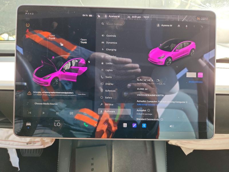 2021 Tesla Model 3 მანქანა იყიდება აუქციონზე, vin: 5YJ3E1EA8MF928779, აუქციონის ნომერი: 49404856
