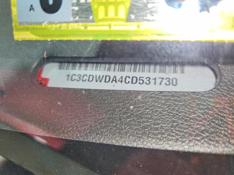 Aukcja sprzedaży 2012 Dodge Caliber, vin: 1C3CDWDA4CD531730, numer aukcji: 48625366
