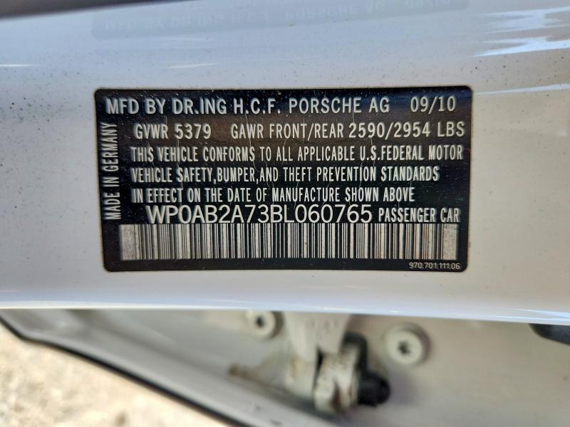 Продаж на аукціоні авто 2011 Porsche Panamera, vin: WP0AB2A73BL060765, номер лоту: 50067116