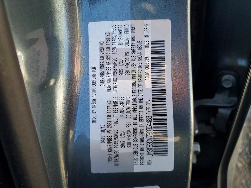 Продажа на аукционе авто 2011 Mazda Cx-9, vin: JM3TB3DV7B0304483, номер лота: 50275336